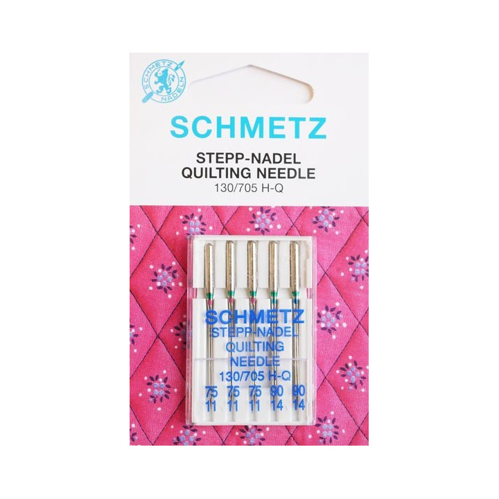 Aiguille schmetz Stepp Nadel Quilting  Needle 130 705 H Q de 75 11 a 90 14 la boite de 5