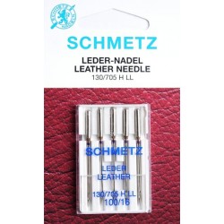 Aiguille schmetz LEDER LEATHER CUIR 130 705 H-LL 100 16 la boite de 5 aiguilles