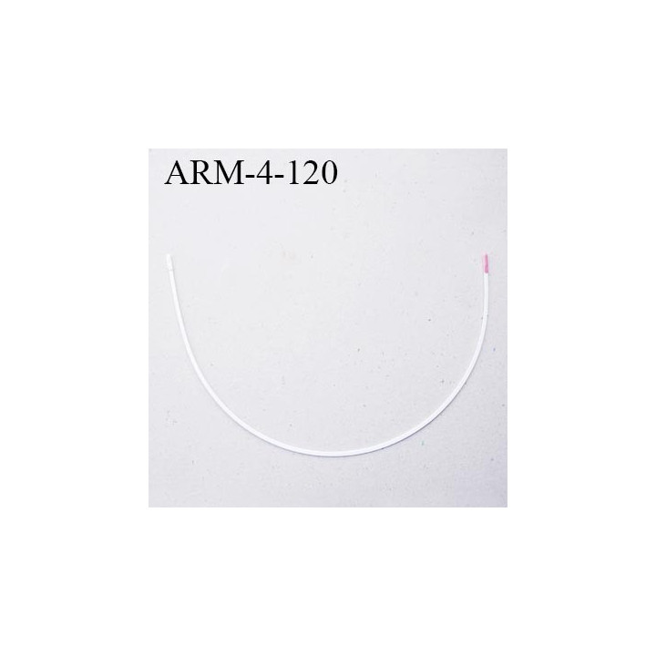 Armature 120  acier laqué blanc  longueur total développé de l'armature 306 mm  prix à la pièce