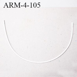 Armature 105  acier laqué blanc  longueur total développé de l'armature 261 mm forme n° 4 prix à la pièce
