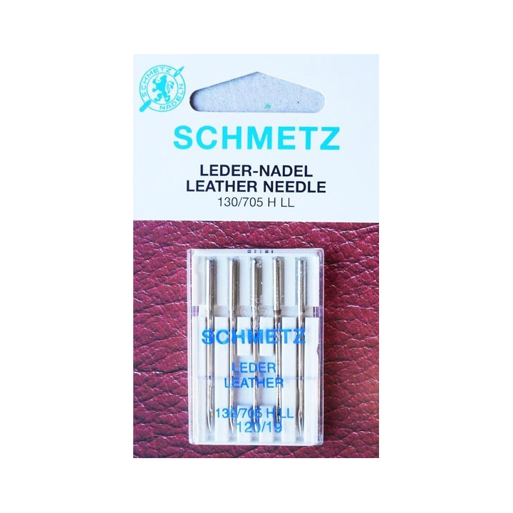 Aiguille schmetz LEDER LEATHER CUIR 130 705 H-LL 120 19 la boite de 5 aiguilles