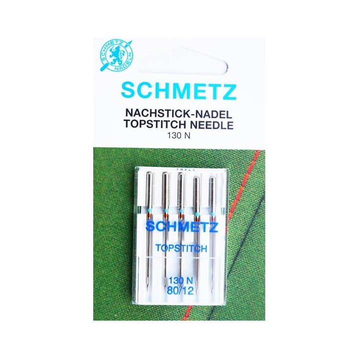 Aiguille Schmetz Topstitch 130 N 80 12  la boite de 5 aiguilles