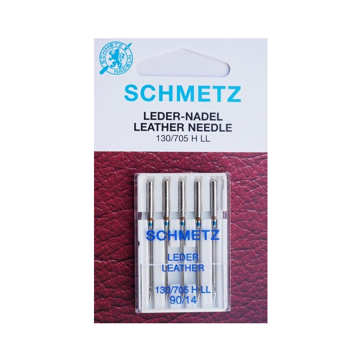 Aiguille schmetz LEDER LEATHER CUIR 130 705 H-LL 90/14 la boite de 5 aiguilles