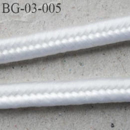 galon 3 mm soutache ruban  cordon  couleur blanc brillant largeur 3 mm épaisseur 1.5 mm très très solide