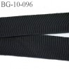 galon 10 mm ruban gros grain couleur noir brillant très très solide et souple en coton largeur 10 mm prix au mètre