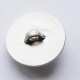 bouton 22 mm en pvc ancre marine couleur argent diamètre 22 mm accroche au dos avec un anneau prix a la pièce