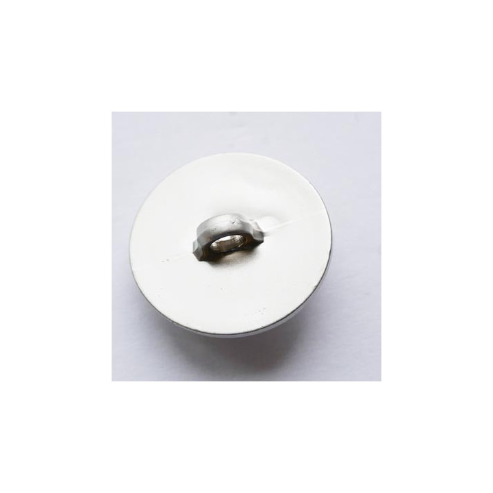bouton 22 mm en pvc ancre marine couleur argent diamètre 22 mm accroche au dos avec un anneau prix a la pièce
