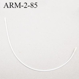 Armature 85  acier laqué blanc  longueur total développé de l'armature 177 mm forme n° 2 prix à la pièce