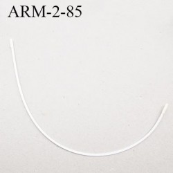 Armature 85  acier laqué blanc  longueur total développé de l'armature 177 mm forme n° 2 prix à la pièce