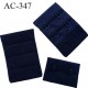 Agrafe attache rallonge extension de soutien gorge 3 rangés 2 crochets largeur 38 mm hauteur 55 mm couleur noir