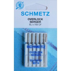 Aiguille schmetz Overlock Seger EL X 705 CF de 90/14 la boite de 5 aiguilles