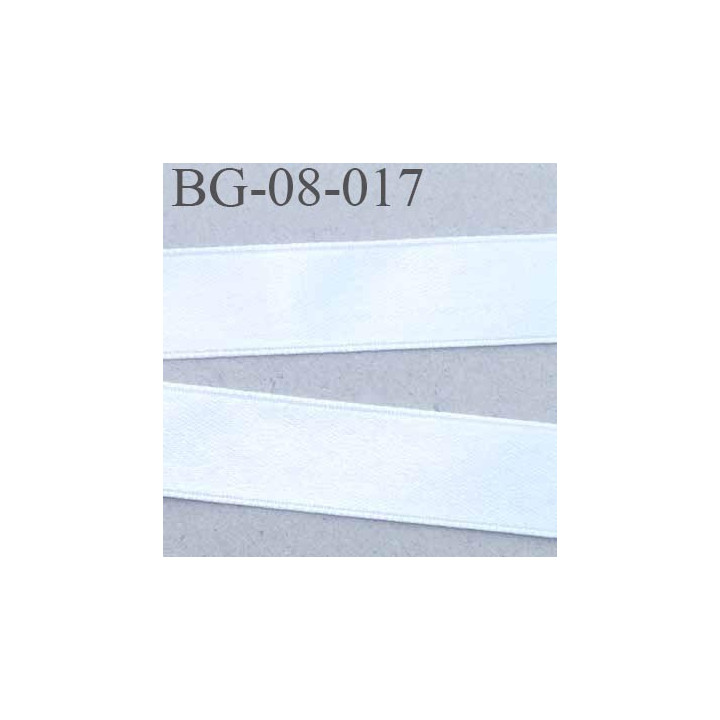 galon 8 mm ruban satin couleur blanc brillant très très solide et souple largeur 10 mm prix au mètre