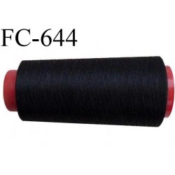 CONE de 1000 m de fil mousse polyamide fil n° 160 couleur noir longueur de 1000 mètres bobiné en France