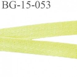 biais galon ruban sergé 15 mm couleur jaune coton souple et doux largeur 15 mm prix au mètre