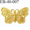 Papillon 40 mm en métal doré couleur or brillant un vrai petit bijoux largeur 40 mm hauteur 24 mm