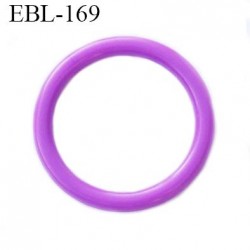 anneau de réglage 15 mm en pvc couleur violet diamètre intérieur 15 mm diamètre extérieur 17 mm épaisseur 2 mm