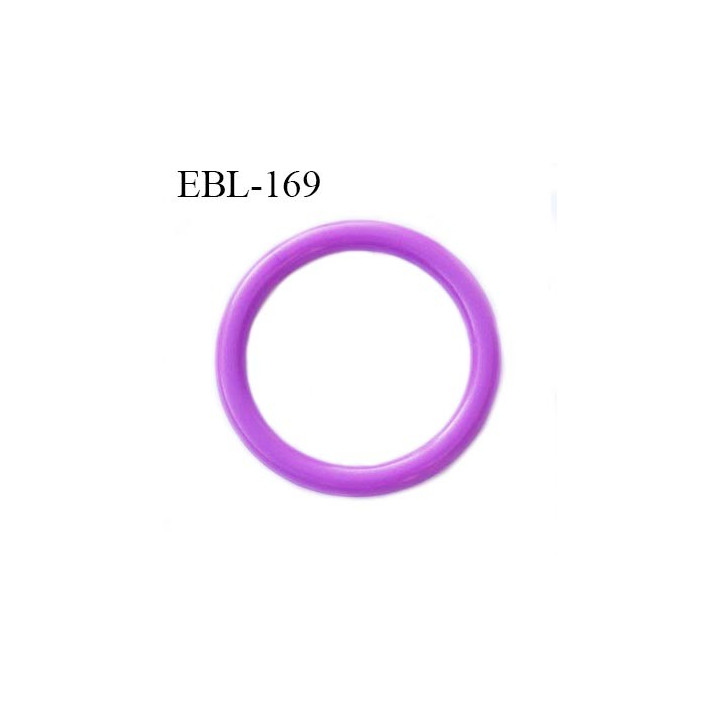 anneau de réglage 14 mm en pvc couleur violet  diamètre intérieur 14 mm  diamètre extérieur 17 mm épaisseur 2 mm