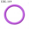 anneau de réglage 14 mm en pvc couleur violet diamètre intérieur 14 mm diamètre extérieur 17 mm épaisseur 2 mm