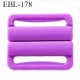 boucle clip 15 mm attache réglette pvc spécial maillot de bain couleur violet clair largeur intérieur 15 mm haut de gamme