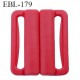 boucle clip 15 mm attache réglette pvc spécial maillot de bain couleur rouge largeur intérieur 15 mm haut de gamme