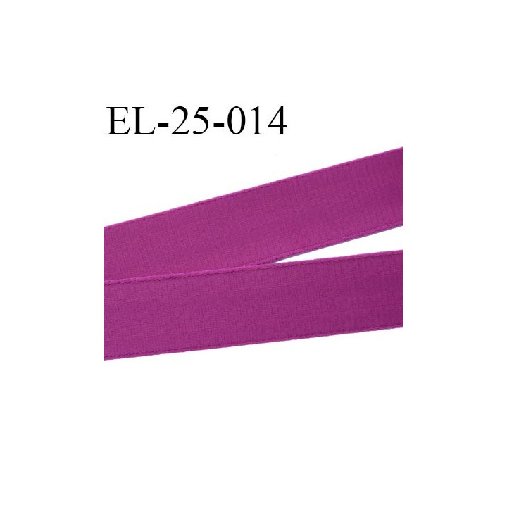 Elastique 24 mm bretelle et lingerie et autre très  belle qualité couleur 25 % d'élasticité couleur pourpre  prix au mètre