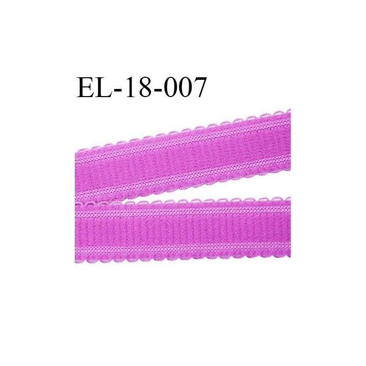 Elastique 18 mm bretelle et lingerie et autre très  belle qualité  30 % d'élasticité couleur bleu largeur 18 mm prix au mètre