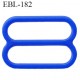 réglette 18 mm de réglage de bretelle soutien gorge en pvc bleu largeur intérieur 18 mm hauteur 16 mm largeur extérieur 22 mm
