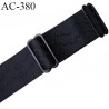 bretelle 16 mm lingerie SG couleur noir avec motif largeur 16 mm longueur 40 cm très haut de gamme prix à la pièce