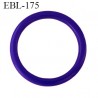 anneau de réglage 17 mm en pvc couleur bleu méditérranéen diamètre intérieur 17 mm diamètre extérieur 22 mm épaisseur 2 mm