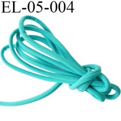 Cordon élastique 5 mm Cache Armature lingerie et bain underwire casing galon couleur vert lagon lycra extensible prix au mètre