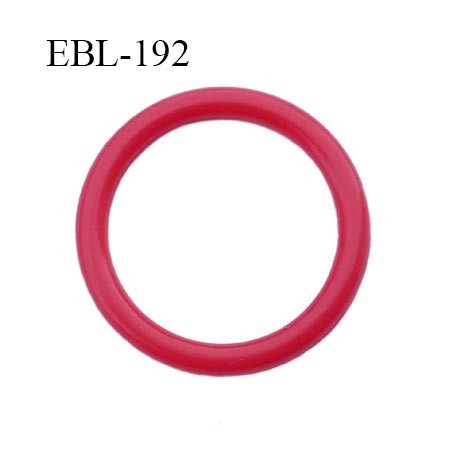 anneau 17 mm en pvc couleur rouge diamètre intérieur 17 mm diamètre extérieur 22 mm épaisseur 2.5 mm