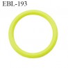 anneau 17 mm en pvc couleur jaune vert anis diamètre intérieur 17 mm diamètre extérieur 22 mm épaisseur 2.5 mm