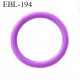 anneau 14 mm en pvc couleur violet diamètre intérieur 14 mm diamètre extérieur 17.5 mm épaisseur 2.5 mm
