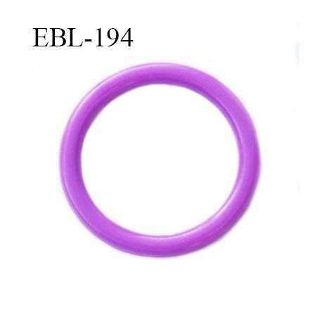 anneau 14 mm en pvc couleur violet diamètre intérieur 14 mm diamètre extérieur 17.5 mm épaisseur 2.5 mm