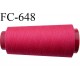 CONE de 5000 m fil polyester fil n° 120 couleur fushia longueur de 5000 mètres bobiné en France