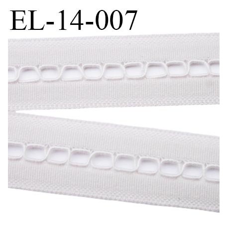 Elastique lingerie largeur 14 mm souple couleur gris clair étincelle prix au mètre