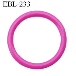 anneau 14 mm en pvc  couleur fushia diamètre intérieur 14 mm diamètre extérieur 17 mm épaisseur 1.7 mm