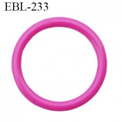 anneau 14 mm en pvc couleur fushia diamètre intérieur 14 mm diamètre extérieur 17 mm épaisseur 1.7 mm