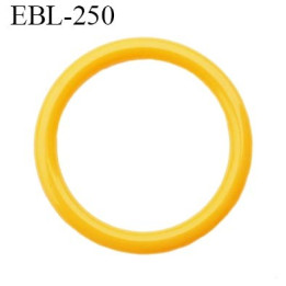 anneau 16 mm en pvc  couleur orange clair diamètre intérieur 16 mm diamètre extérieur 19.5 mm épaisseur 2 mm