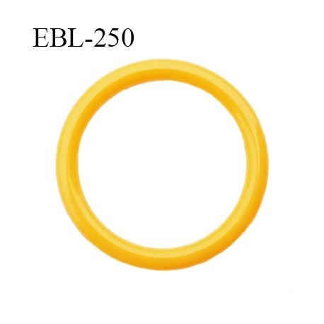 anneau 16 mm en pvc couleur orange clair diamètre intérieur 16 mm diamètre extérieur 19.5 mm épaisseur 2 mm
