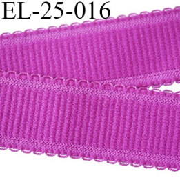 Elastique 25 mm bretelle et lingerie et autre très  belle qualité  40 % d'élasticité couleur pivoine largeur 25