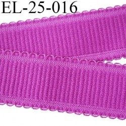 Elastique 25 mm bretelle et lingerie et autre très belle qualité 40 % d'élasticité couleur pivoine largeur 25