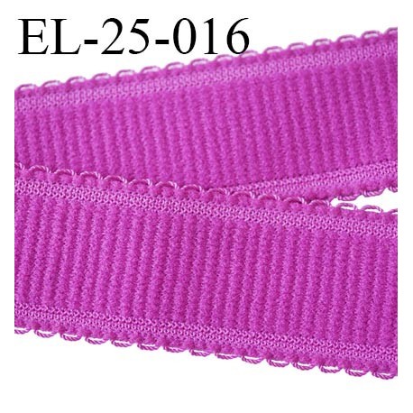 Elastique 25 mm bretelle et lingerie et autre très belle qualité 40 % d'élasticité couleur pivoine largeur 25