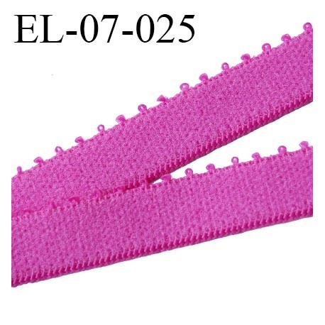 élastique 7 mm bretelle et lingerie couleur pivoine largeur 7 mm haut de gamme prix au mètre