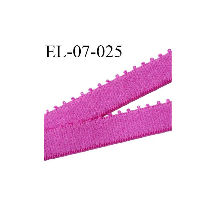 élastique 7 mm bretelle et lingerie couleur pivoine largeur 7 mm haut de gamme prix au mètre