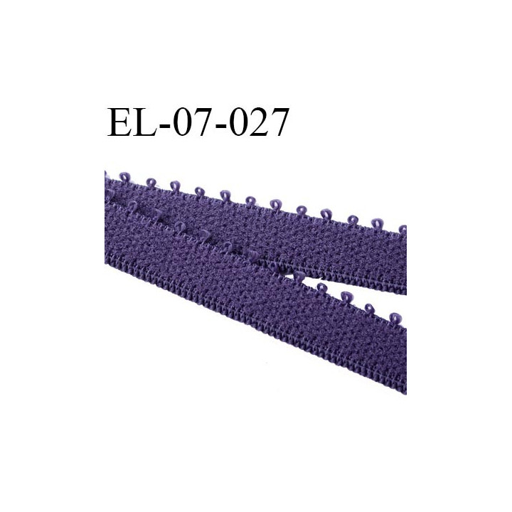élastique 7 mm bretelle et  lingerie couleur byzance largeur 7 mm haut de gamme prix au mètre