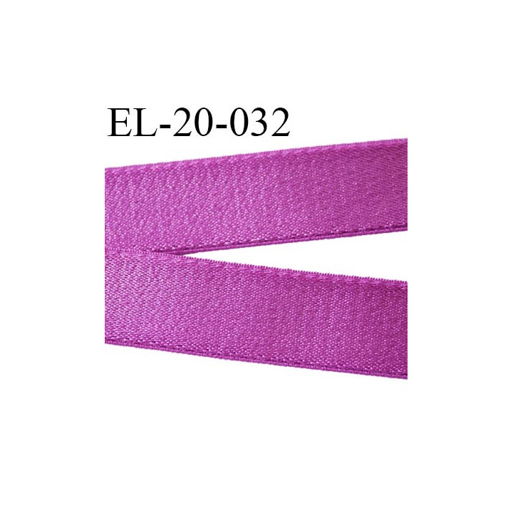 Elastique 20 mm bretelle et lingerie couleur pourpre brillant très beau  élasticité 40 % largeur 20 mm prix au mètre