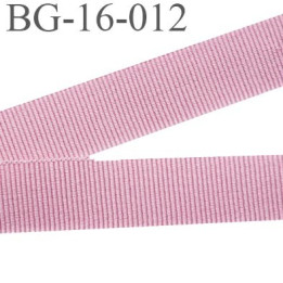 galon 16 mm gros grain  synthétique couleur rose camélia largeur 16 mm prix au mètre
