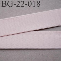 Devant bretelle 22 mm en polyamide attache bretelle rigide  pour les anneaux couleur candy ou rose pétale prix au mètre