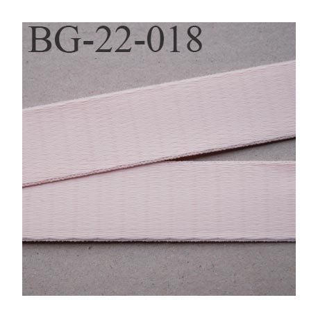 Devant bretelle 22 mm en polyamide attache bretelle rigide pour les anneaux couleur candy ou rose pétale prix au mètre
